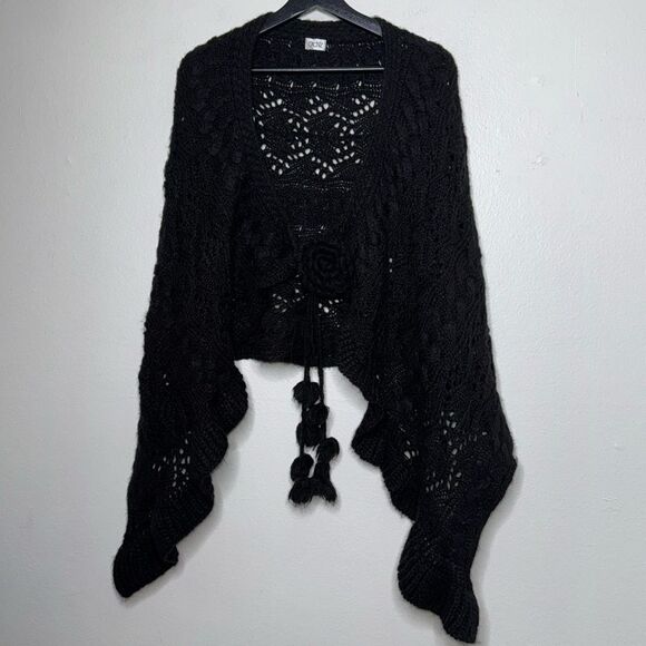 Cache Crochet Mohair Blend Cardigan - Picture 2 of 9